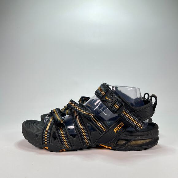 Nike ACG Air Max Sol Black Orange Strappy Sandals 307654-071 Men\'s Size 9 main image 8